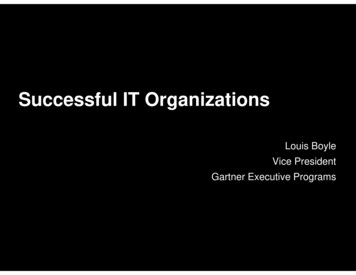 Successful IT Organizations - Lacisd 