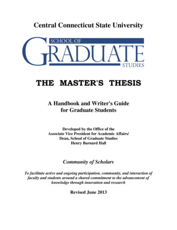 THE MASTER'S THESIS - Communication CCSU