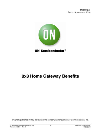 TND6312 - 8x8 Home Gateway Benefits