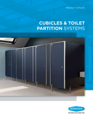 CUBICLES & TOILET PARTITION SYSTEMS