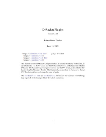 DrRacket Plugins - Northwestern University PLT