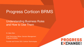 Progress Corticon BRMS