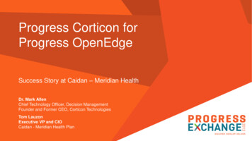 Progress Corticon For Progress OpenEdge