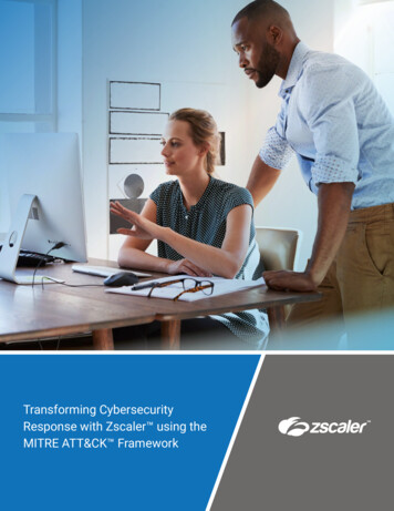 Transforming Cybersecurity Response With Zscaler Using .