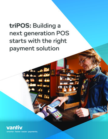 TriPOS: Building A Next Generation POS Starts With The .
