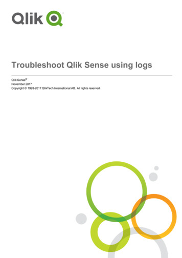 Troubleshoot Qlik Sense Using Logs