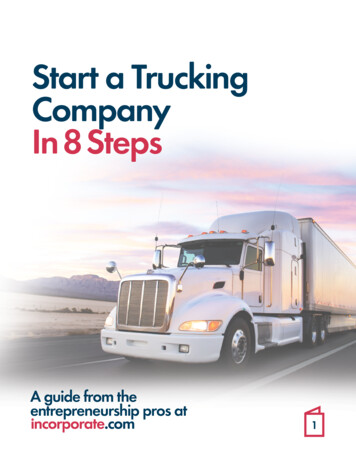 Start A Trucking Company In 8 Steps - CSC Global