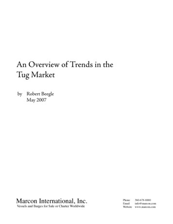 An Overview Of Trends In The Tug Market
