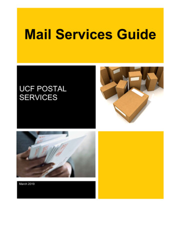 Mail Services Guide - University Of Central Florida