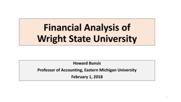 Financial Analysis Of Wright State University
