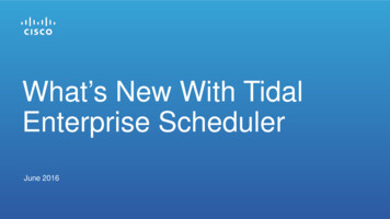 What’s New With Tidal Enterprise Scheduler