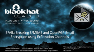 EFAIL: Breaking S/MIME And OpenPGP Email Encryption Using .