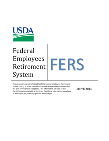 Federal Employees Retirement FERS System