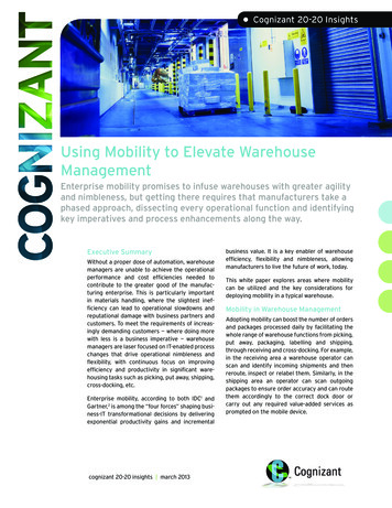 Using Mobility To Elevate Warehouse Management