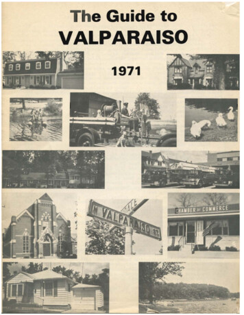 The Guide To Valparaiso, 1971 - .:: Porter County, Indiana