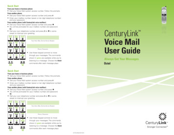 CenturyLink Voice Mail