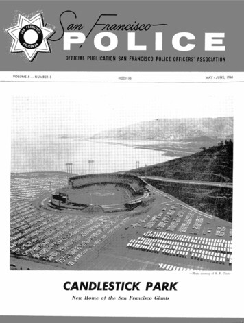OFFICIAL PUBLICATION SAN FRANCISCO POLICE OFFICERS .