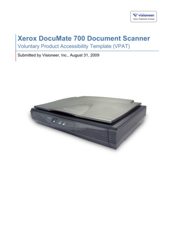 Xerox DocuMate 700 Document Scanner