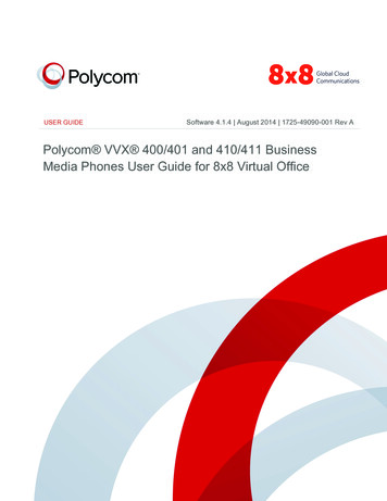 Polycom VVX 400/401 And 410/411 Business Media 