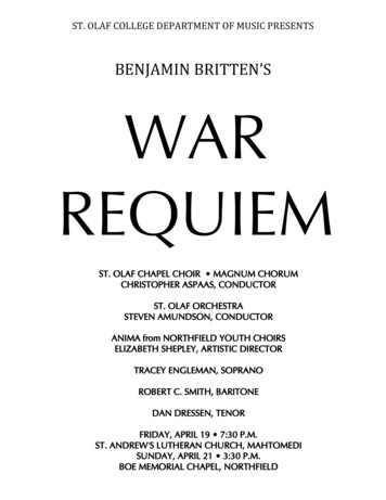 War Requiem Text - BU