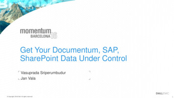 Get Your Documentum, SAP, SharePoint Data Under Control