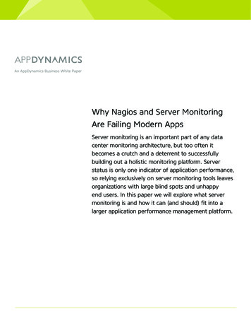 Why Nagios And Server Monitoring Are Failing Modern Apps
