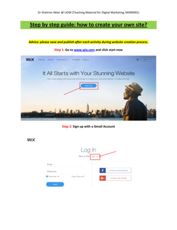 Step By Step Guide: How To Create Your Own Site?