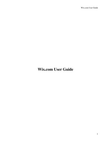 Wix User Guide
