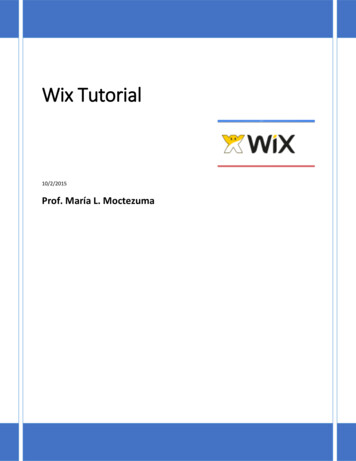 Wix Tutorial - WordPress 