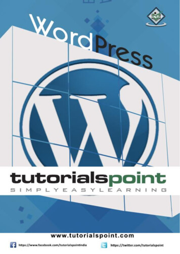 WordPress - Tutorialspoint
