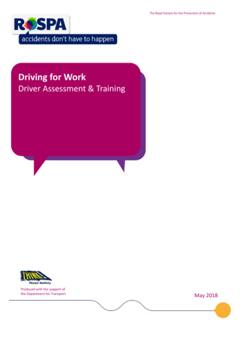 Driving For Work - RoSPA