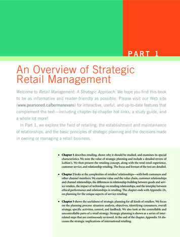 An Overview Of Strategic Retail Management