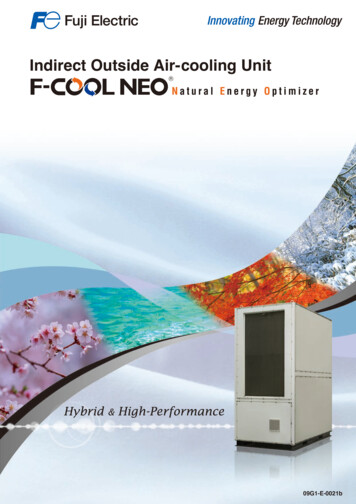 Indirect Outside Air-cooling Unit F-COOL NEO