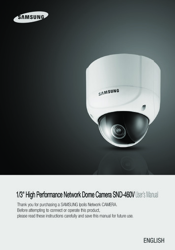 1/3 High Performance Network Dome Camera SND-460V 