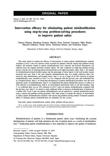 Intervention Efficacy For Eliminating Patient .