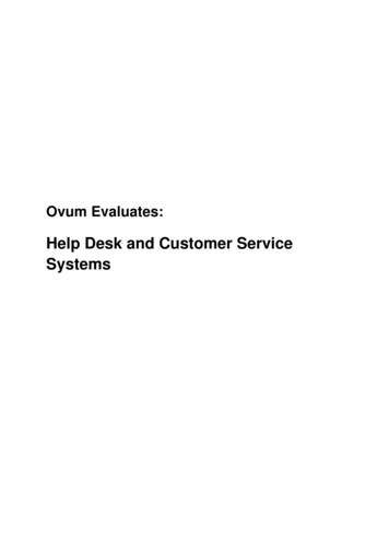 Help Desk And Customer Service Systems