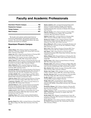 Faculty And Academic Professionals