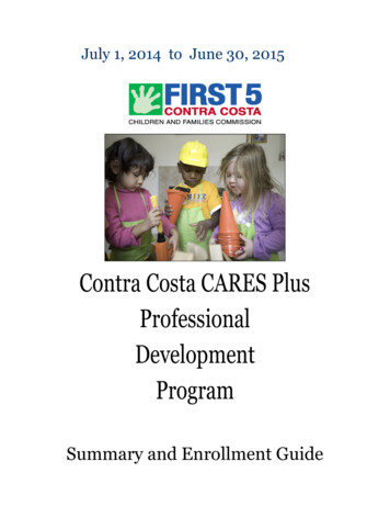 Contra Costa CARES Plus Professional Development Program
