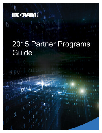 2015 Partner Programs Guide