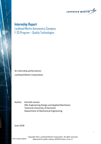 Internship Report - Terma 
