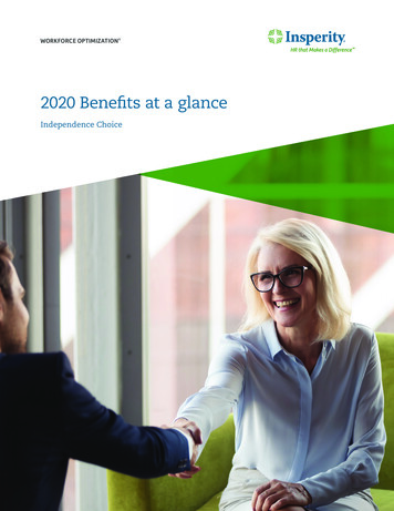 2020 Benefits At A Glance - The Ventura Group