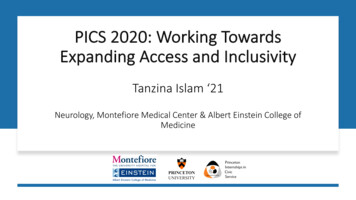 PICS 2020: Working Towards Expanding Access And Inclusivity
