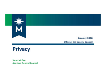 Office Of The General Counsel Privacy - Minnstate.edu