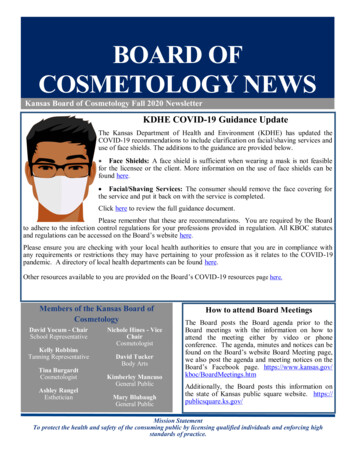 BOARD OF COSMETOLOGY NEWS - Kansas