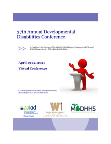 37th Annual Developmental Disabilities Conference