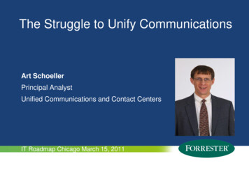 The Struggle To Unify Communications