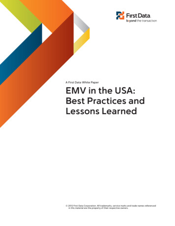EMV In The USA: Best Practices And Lessons Learned