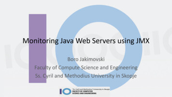 Monitoring Java Web Servers Using JMX