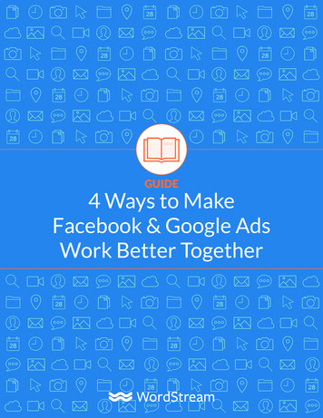 GUIDE 4 Ways To Make Facebook & Google Ads Work 