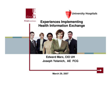 Experiences Implementing Health Information Exchange